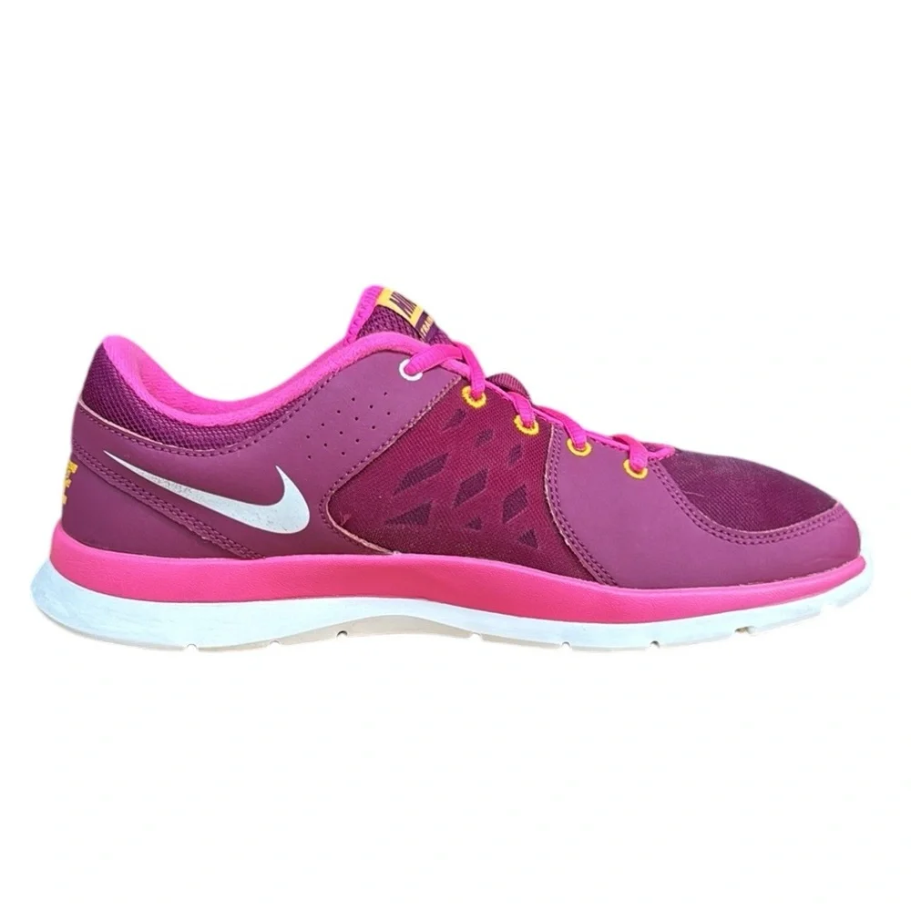 Nike Flex Trainer 3 #580374-603 Pink-White Womens Running Shoes Sneakers Size 10